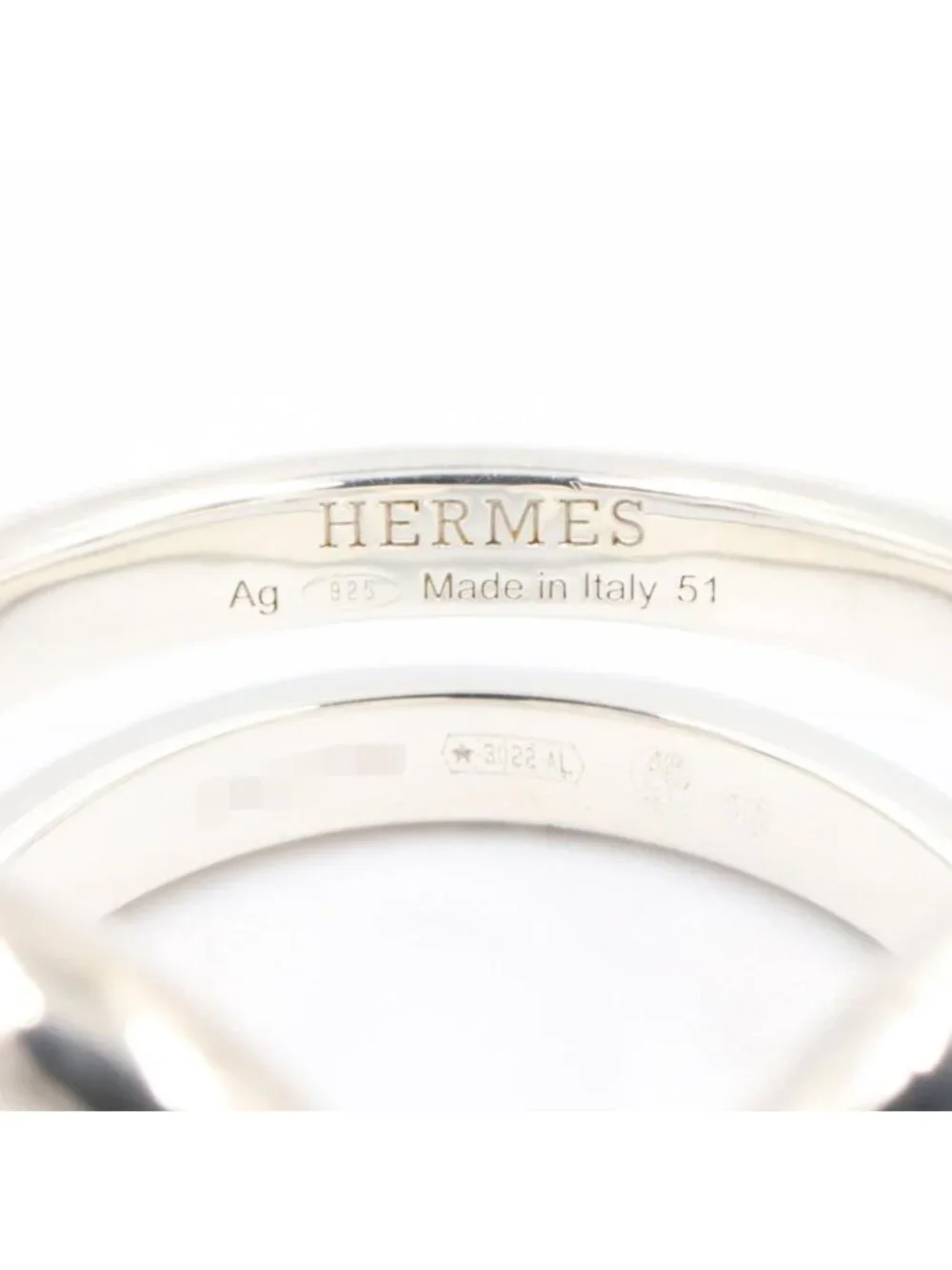 Hermes Ring Lima 925 Sterling Silver